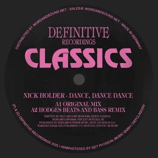 Dance, Dance, Dance - Vinile LP di Nick Holder