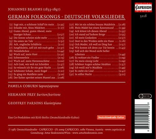 Deutsche Volkslieder - CD Audio di Johannes Brahms - 2