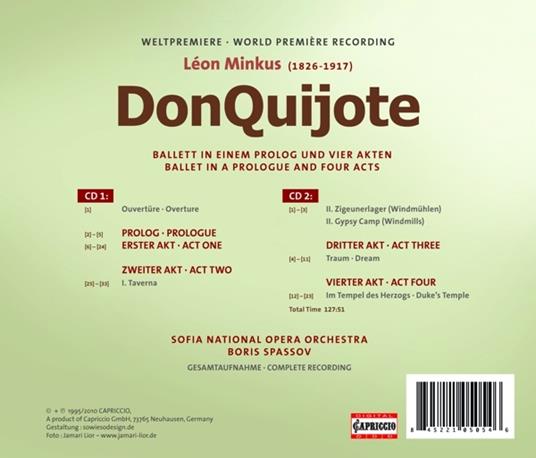 Don Quijote - CD Audio di Leon Minkus - 2