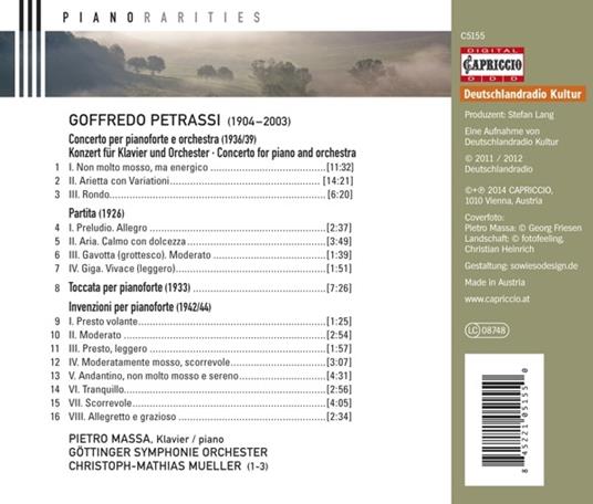 Opere orchestrali - CD Audio di Goffredo Petrassi - 2