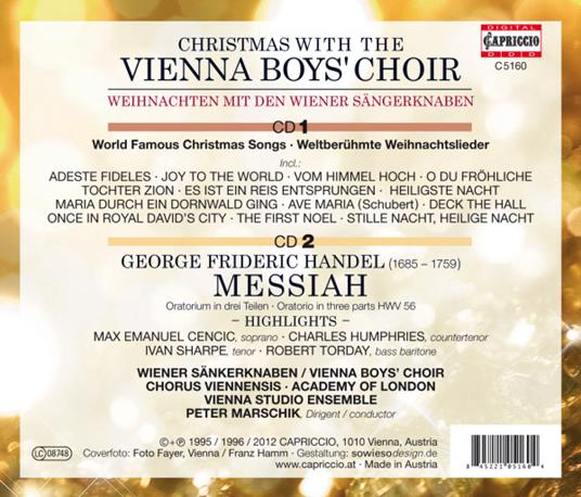 Christmas with the Vienna - CD Audio di Vienna Boys Choir - 2