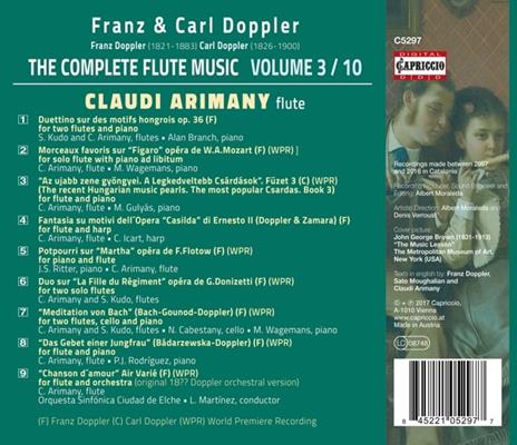 Musica per flauto vols. 3-10 - CD Audio di Franz Doppler,Karl Doppler,Claudi Arimany - 2