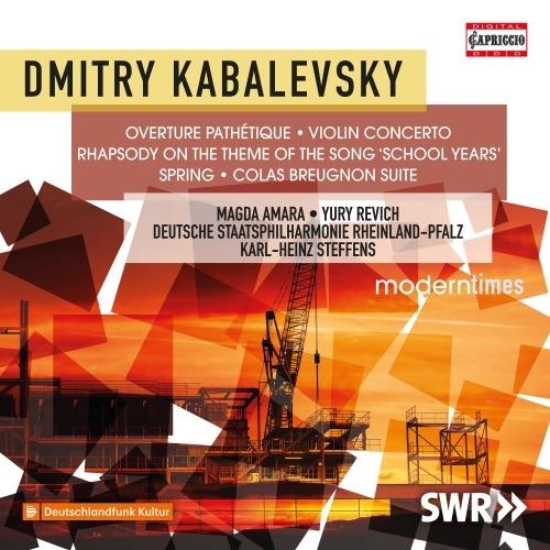 Concerto per violino op.48 - Ouverture pathétique - CD Audio di Dmitri Kabalevsky,Karl-Heinz Steffens