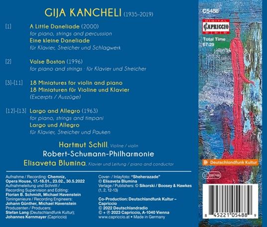 A Little Daneliade - CD Audio di Giya Kancheli - 2