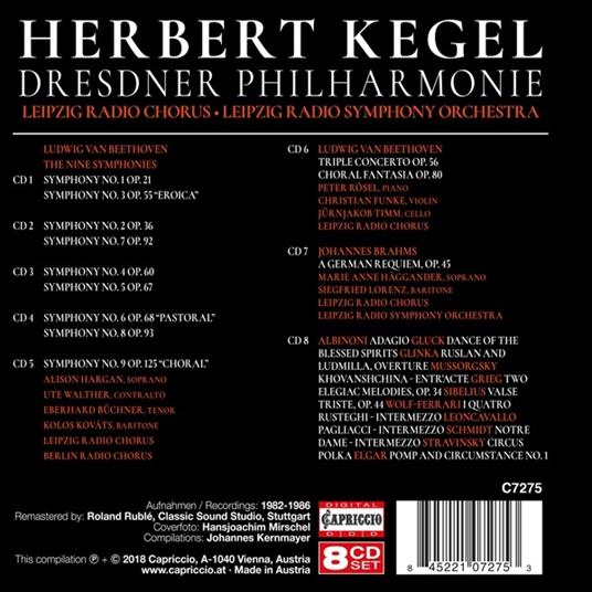 Herbert Kegel: Dresdner Philharmonie - CD Audio - 2