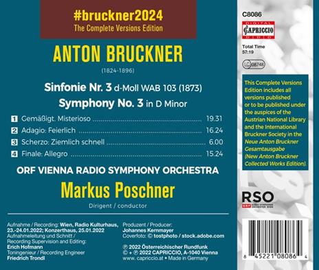 The Complete Versions Edition - CD Audio di Anton Bruckner,Markus Poschner - 2