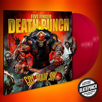 Got Your Six (Opaque Red Vinyl) - Vinile LP di Five Finger Death Punch