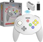 Retro-Bit Tribute64 2.4Ghz Wireless Controller for N64, Switch, Pc, Mac and Other Usb Devices - Grey - Nintendo Switch