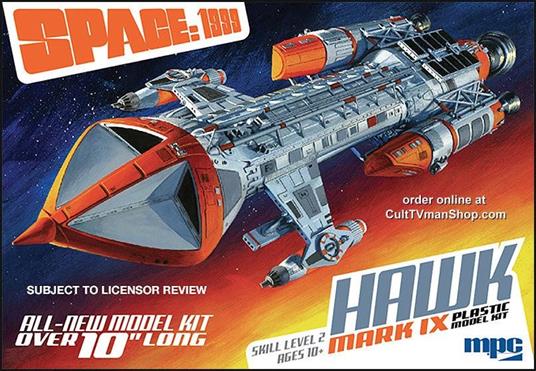Space Spazio 1999 - Hawk Mark Ix Deluxe Model Kit Figure Scala 1/72