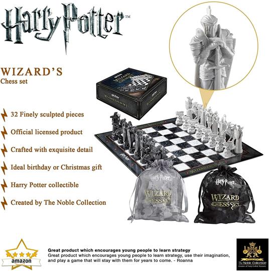 Harry Potter: Scacchiera dei Maghi - Noble Collection - Scacchi e dama -  Giocattoli