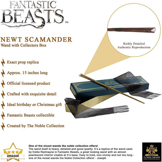 Harry Potter Animali Fantastici: Bacchetta Magica Deluxe di Newt Scamandro - 4