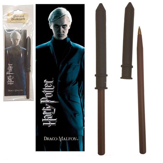 Harry Potter - Bacchetta Penna e Segnalibro di Draco Malfoy