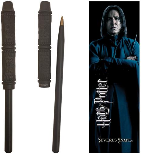 Harry Potter - Bacchetta Penna e Segnalibro di Severus Piton - 2