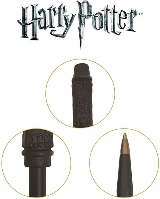 Harry Potter - Bacchetta Penna e Segnalibro di Severus Piton - 5