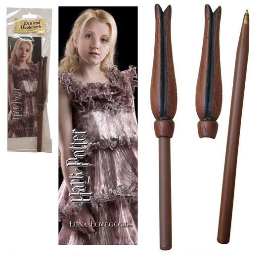 Harry Potter - Bacchetta Penna e Segnalibro di Luna Lovegood