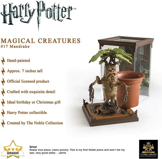 Harry Potter - Creature magiche: Mandragora - Noble Collection