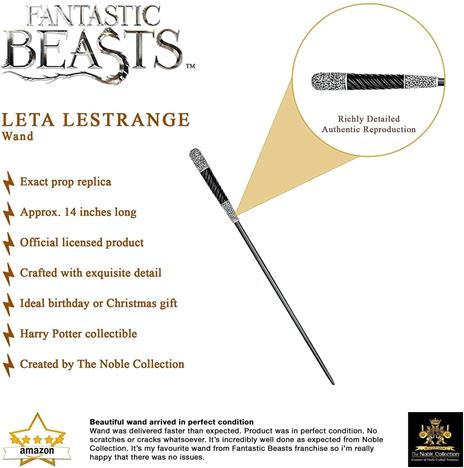 Bacchetta Magica blister di Leta Lestrange - Animali fantastici - 3