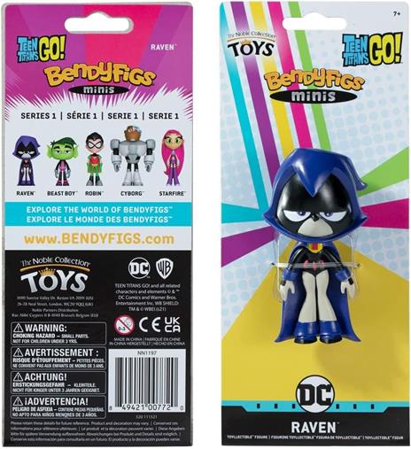 Teen Titans Go Raven Mini Bendyfig - 2