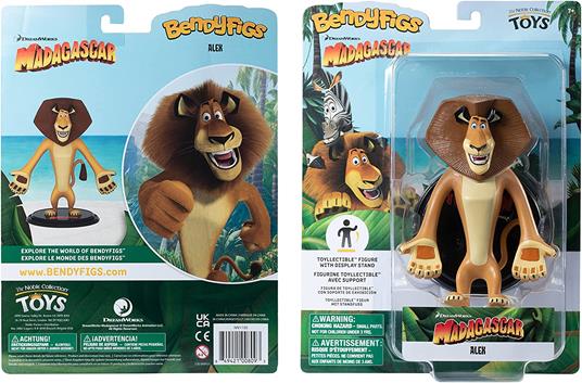 Madagascar Bendyfigs Bendable Figura Alex 15 Cm Noble Collection - 4