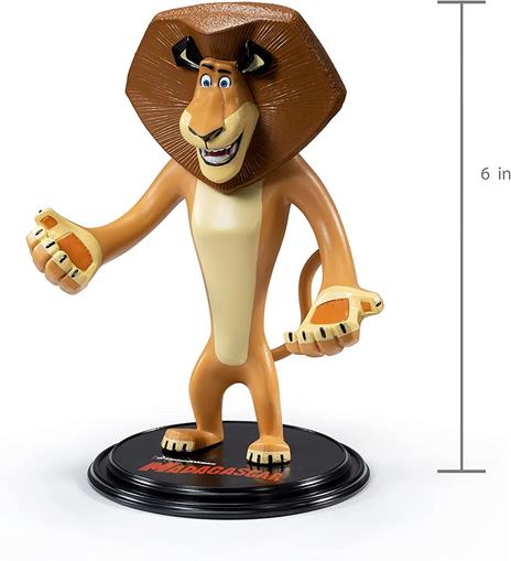 Madagascar Bendyfigs Bendable Figura Alex 15 Cm Noble Collection - 5