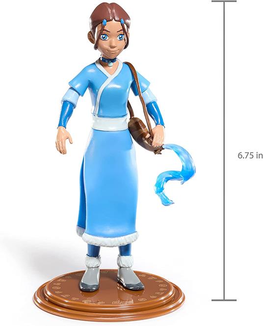 Avatar The Last Airbender Bendyfigs Bendable Figura Katara 18 Cm Noble Collection - 5