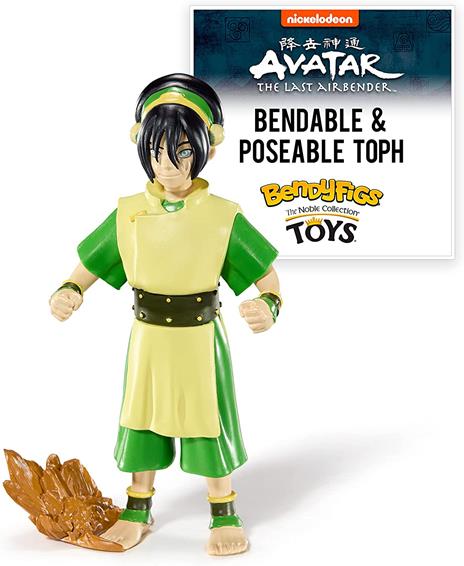 Avatar The Last Airbender Bendyfigs Bendable Figura Toph 17 Cm Noble Collection