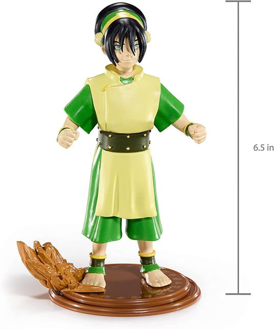Avatar The Last Airbender Bendyfigs Bendable Figura Toph 17 Cm Noble Collection - 5
