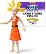 Rugrats Bendyfigs Bendable Figura Cynthia Bambola 20 Cm Noble Collection