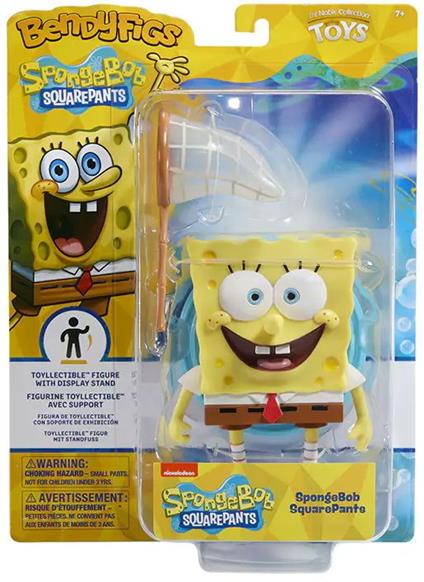 Spongebob Squarepants Bendyfigs Bendable Figura Spongebob 12 Cm Noble Collection