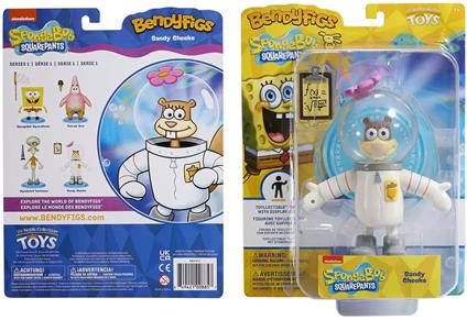 Spongebob Squarepants Bendyfigs Bendable Figura Sandy Cheeks 16 Cm Noble Collection