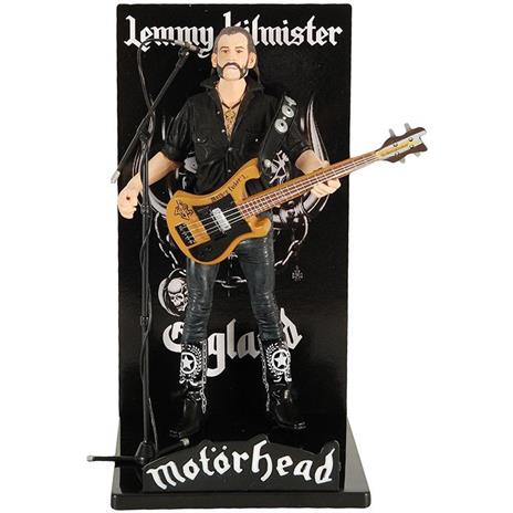 Action Figure Motörhead Lemmy Kilmister Black Pick Guard Guitar 16 cm [Edizione. Germania] Global Merchansing - 2