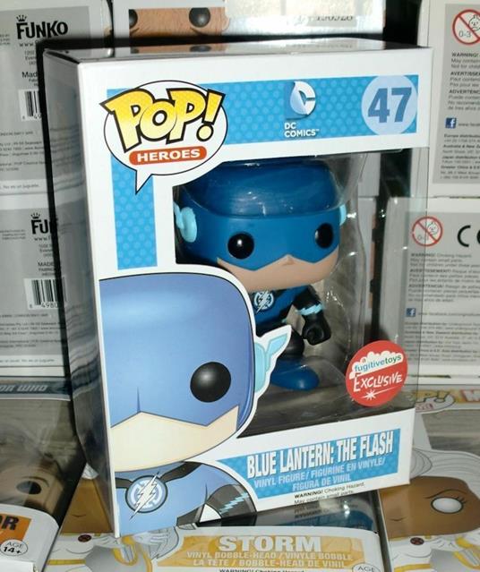 Funko Bobble Head Pop Culture Dc Comics Blue Lantern Flash Exclusive Fugitive - 5