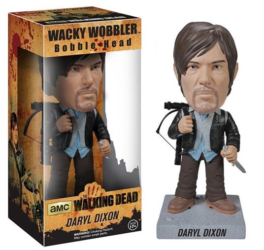 Funko Wacky Wobbler. The Walking Dead. Biker Daryl Dixon Bobble Head Figure - 2