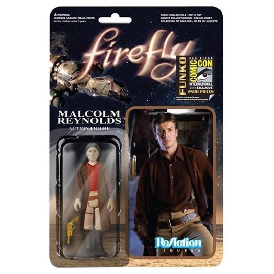 Action Figure Firefly Re Malcolm Reynolds (Brown Coat) SDCC 2015 8 cm Funko Serenity s - 6