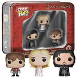 Funko POP! Game Of Thrones. Pocket POP! Tin 3-Pack feat. Daenerys, Jon Snow and Tyrions