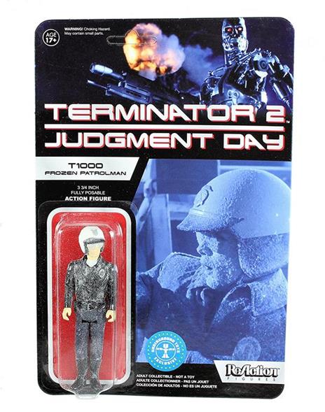 Funko ReAction Series. Terminator 2. T-1000 in Patrolman Frozen. - 5