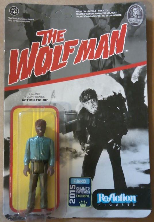 Action Figure Universal Monsters Re The Wolf Man (Flocked) SDCC 2015 8 cm Funko s - 3