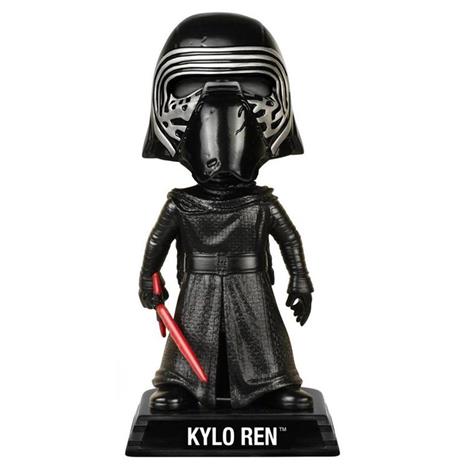 Funko Wacky Wobblers. Star Wars Episode VII The Force Awakens. Kylo Ren No Helmet Bobble Head