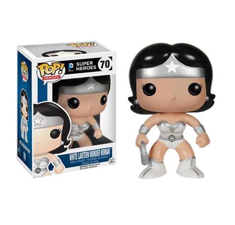 Bobble Head Pop Culture Dc Comics White Lantern Wonder Woman Figure - 2