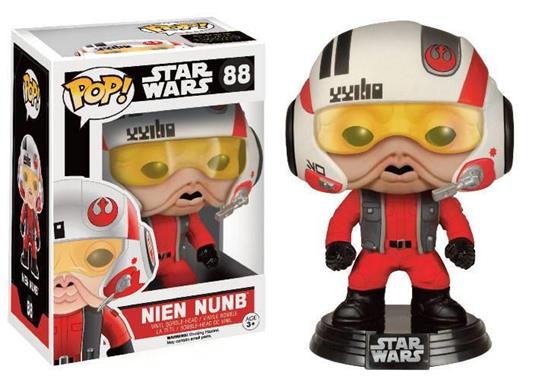 Funko POP! Star Wars Episode VII The Force Awakens. Nien Nunb with Helmet Bobble Head