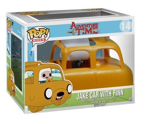 Funko POP! Rides. Adventure Time. Jake Car with Finn Set - 3