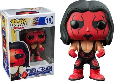 Funko Bobble Head Pop Culture Wwe Wrestling Wolfpac Sting Figure - 3