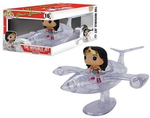 Funko POP Rides! DC Universe. Wonder Woman and Invisible Jet. Set - 2