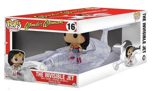 Funko POP Rides! DC Universe. Wonder Woman and Invisible Jet. Set - 3