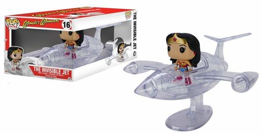 Funko POP Rides! DC Universe. Wonder Woman and Invisible Jet. Set - 4