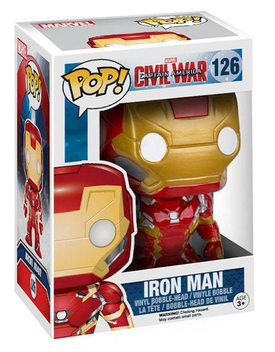 POP Marvel: Cap America 3 - Iron Man - 3