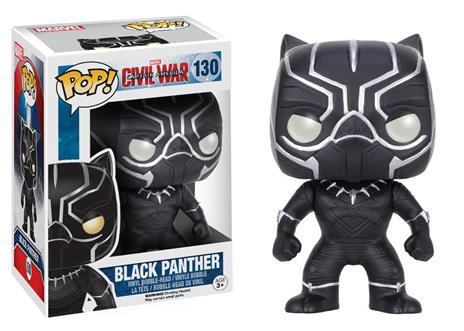 POP Marvel: Cap America 3 - Black Panther - 4