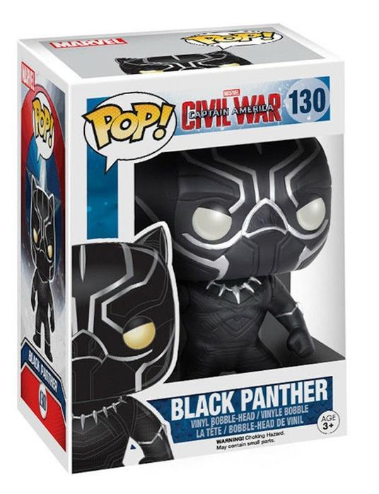 POP Marvel: Cap America 3 - Black Panther - 3