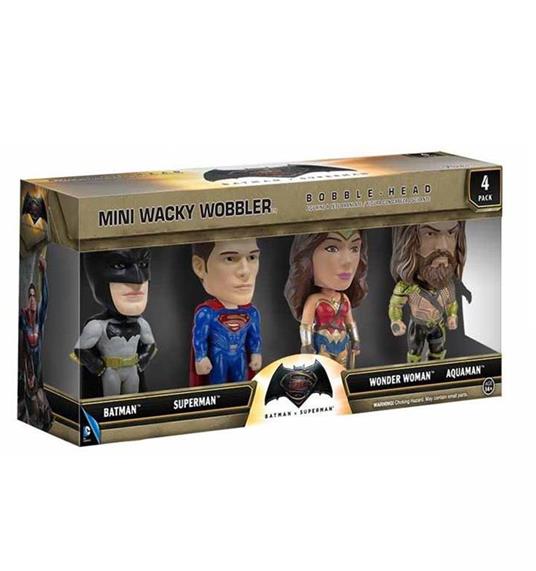 Funko Mini Wacky Wobblers. Batman Vs. Superman Bobble Head Boxed Set - 2