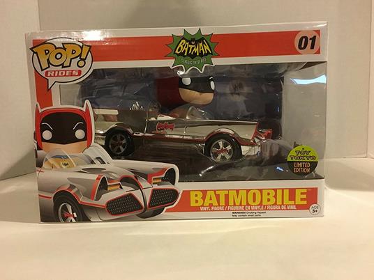 Funko POP! Rides Batman 66. Chrome Batmobile & Batman SDCC 2016 Exclusive Set - 5